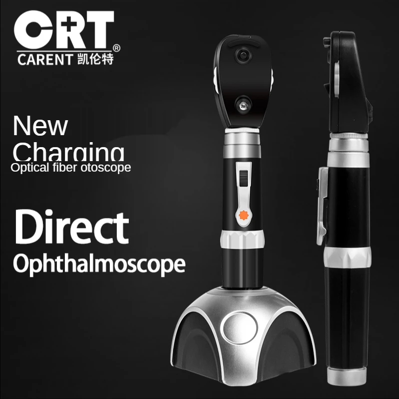 

fiber optic ophthalmoscope medical charging pupil light-grip eye examination tool, ophthalmological examination, pigeon eye