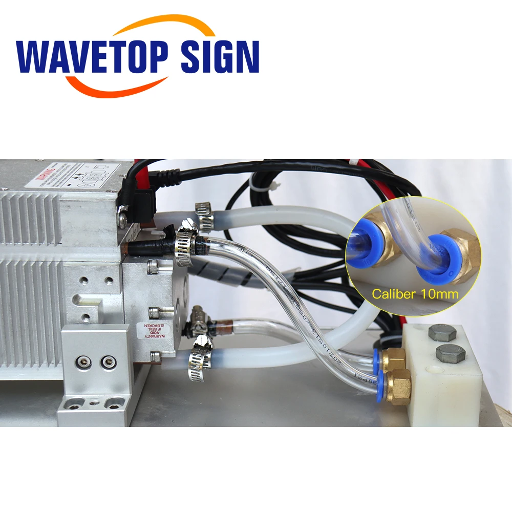 Wavtopsign-máquina de marcado láser Co2 de escritorio, 60w, juego de cabezal Galvo de 16 aperturas, 5x expansor de haz, área de marcado 110x110mm