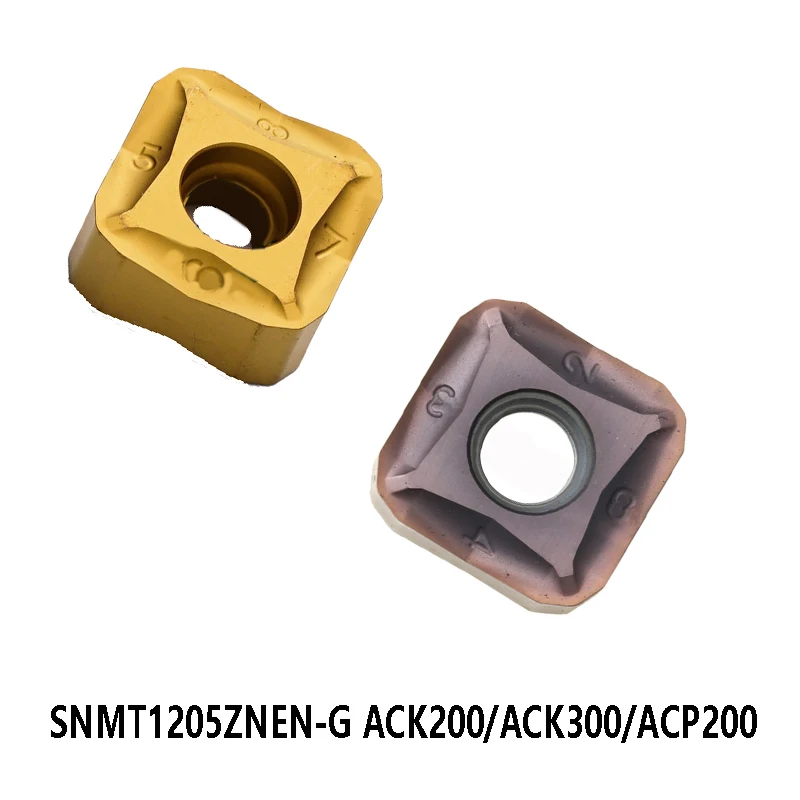 الأصلي SNMT 1205 ZNEN SNMT1205ZNEN-G-H-L-SH ACK300 ACK200 ACP200 SNMT1205 طحن كربيد إدراج مخرطة القاطع تحول أداة
