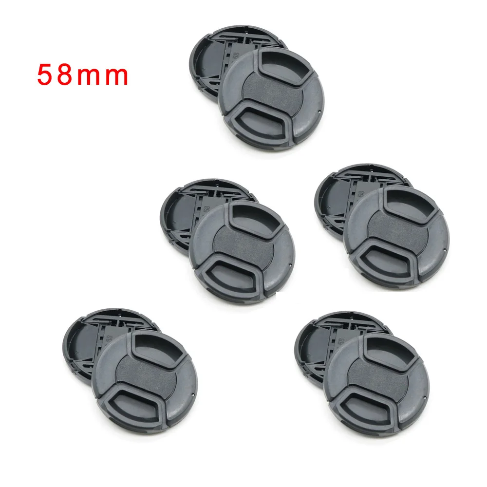 Защитная крышка для объектива canon/nikon, 10X, 58 мм