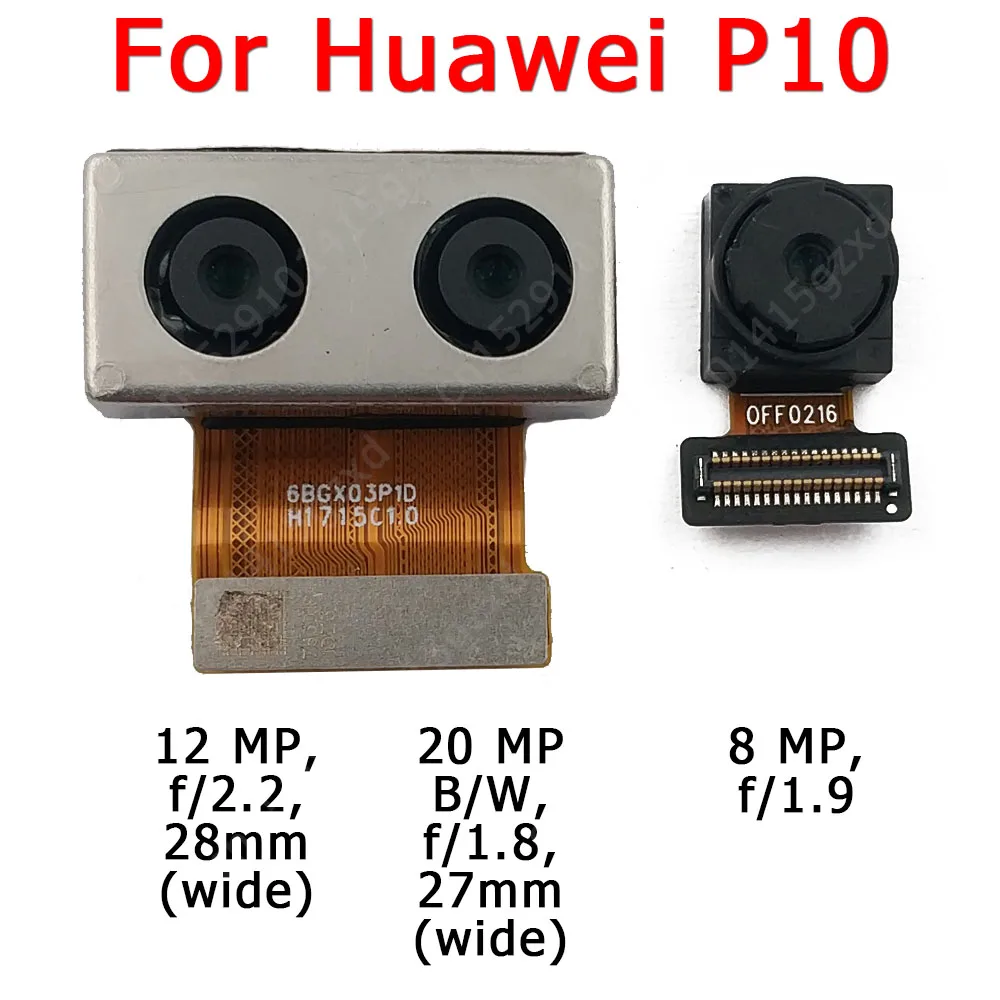 

Front and Rear Back Camera For Huawei P10 Main Facing Camera Module Flex Replacement Spare Parts
