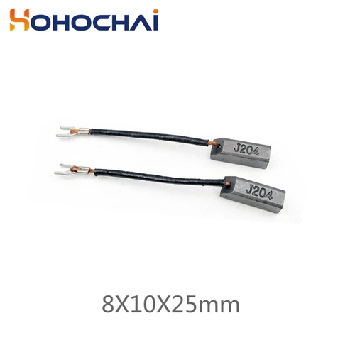 Imagen 2 del producto 10-100 Uds J204 cepillo de carbón para generador STC ST piezas de repuesto de alternador de Motor eléctrico