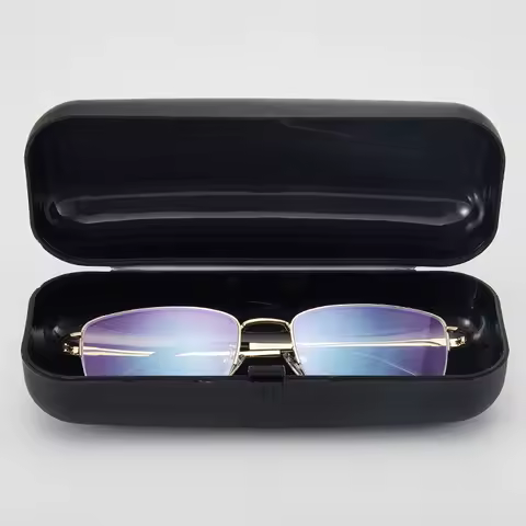1PCS New Classic Sunglasses Box Optical Lens Box Glasses Plastic Box Optical Lens Reading Glasses Box Unisex Mixed Color