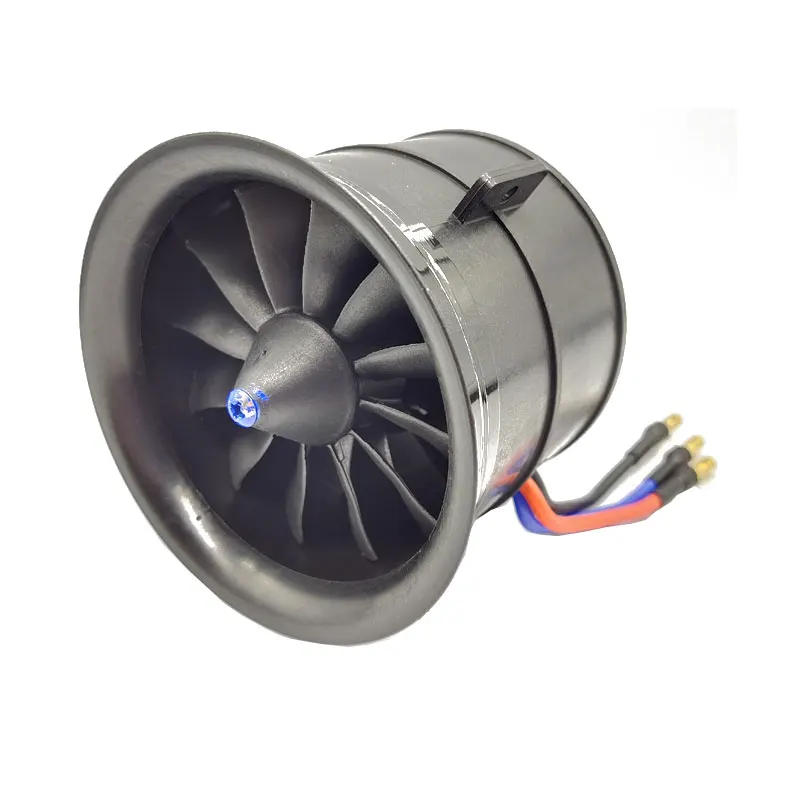 

EDF 70mm12 Blades Ducted Fan EDF With 4S 3400KV/6S 2300KV Brushless Motor for RC Airplane Ducted Fan Plane