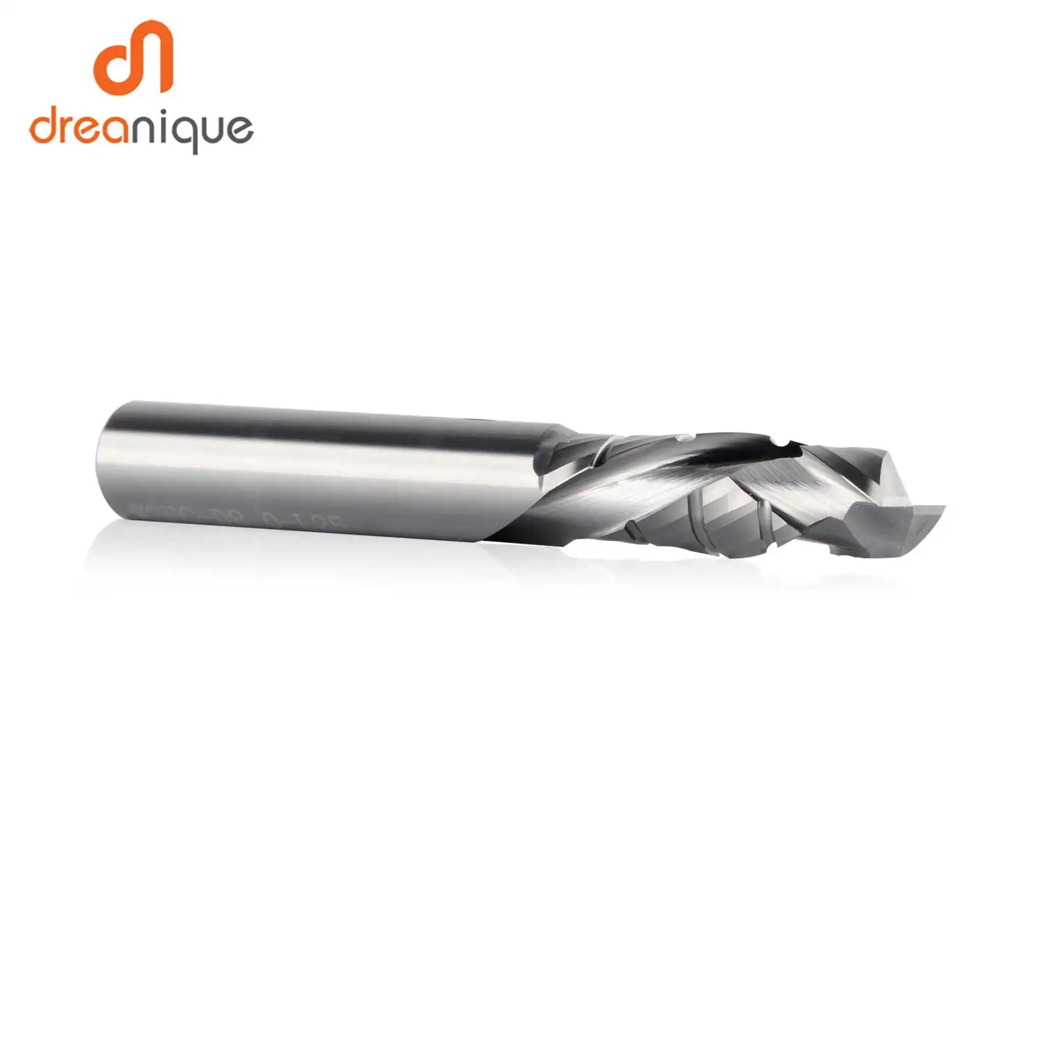 DREANIQUE Up & Down Compressão Fresa Carbide CNC Router Bit 6mm 8mm Duas flautas Gravura em madeira final moinho com chip disjuntor