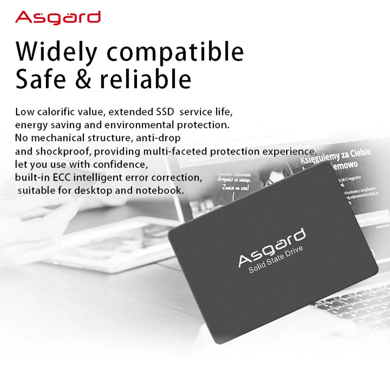 Imagem -03 - Asgard-disco de Estado Sólido para Laptop e Desktop Sata3 256gb 512gb 1t 2t Ssd 2.5 Disco Rígido