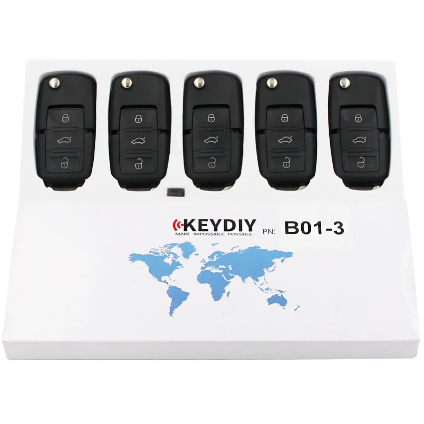 KEYDIY B01 3 단추 KD 원격 범용 스마트 자동차 키 B 시리즈, 프로그래머 URG200, KD900, KD200 도구, 로트당 5 개