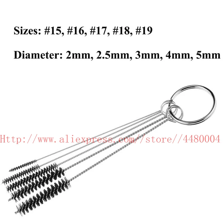 17pcs strumento di pulizia della pistola a spruzzo Kit di strumenti di riparazione della pulizia dell'ugello dell'aerografo ago + Set di spazzole