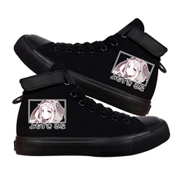 Kakegurui Anime Cosplay Sweet Cute Girl Print High-Top Canvas Shoes Casual Breathable Leisure Unisex Sport Sneakers Vulcanize