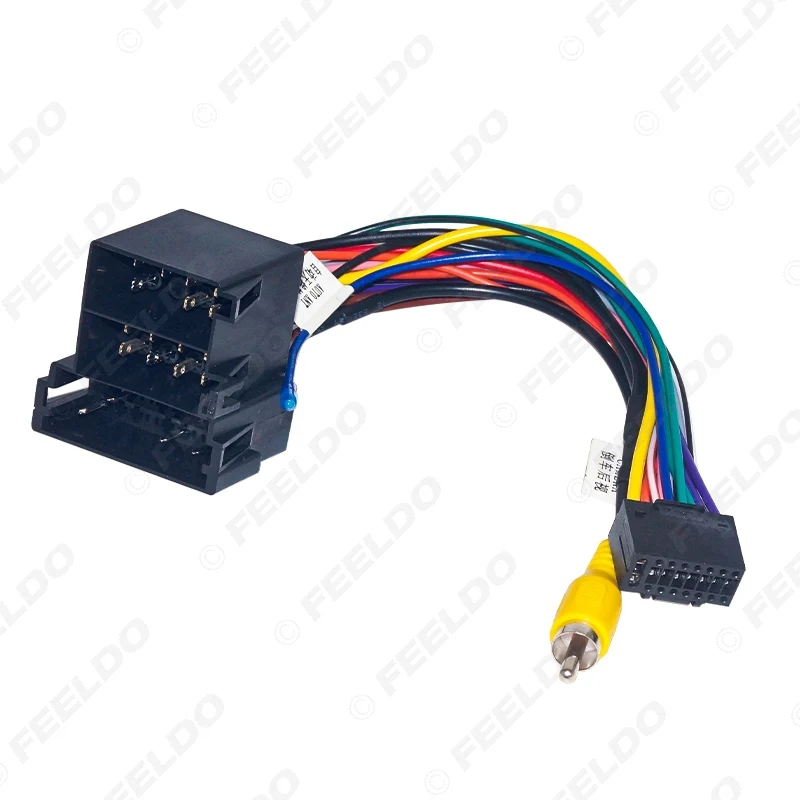 

FEELDO автомобильный 16-контактный аудио жгут проводов для Great Wall H6 16-контактный послепродажный стереоустановочный адаптер проводов