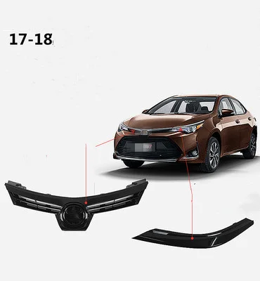 Griglia paraurti anteriore per Toyota Corolla Levin 2007-2018 accessori auto griglia radiatore