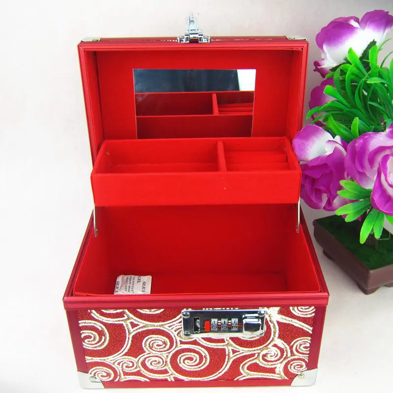 Jewelry Box High-grade Metal 2022 New with High Quality Lock for Wedding Souvenir | Wedding | Employee Benefits Cases & Displays