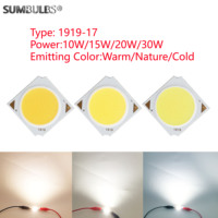 SUMBULBS 1919-17 Diameter 17mm LED COB Light Source Diode 10W 15W 20W 30W for Down Track Light DIY Lamp Bulb