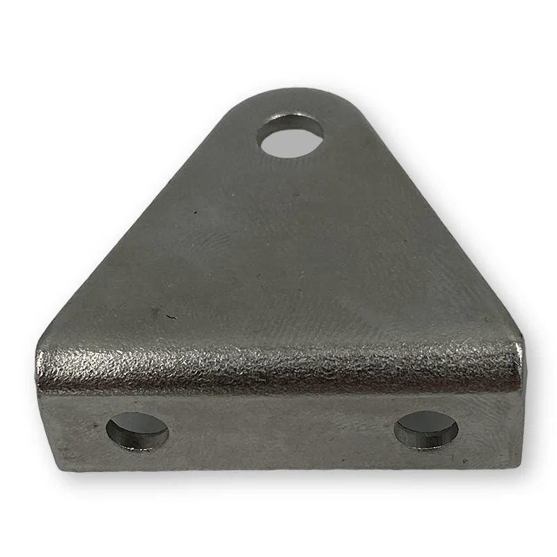 Soporte de placa de hierro galvanizado, base antioxidante, soporte de polea, trípode en forma de L, rodamiento de rueda de suspensión fija, bloque