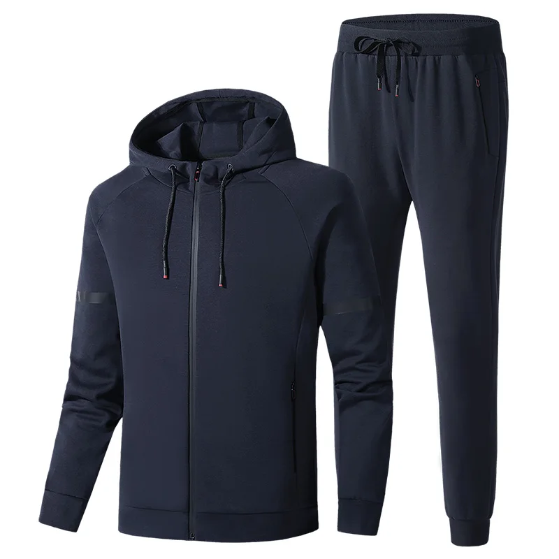 Ensemble de Sport classique en Polyester pour homme, coupe-vent, Jogging, 7XL, 8XL, nouvelle collection printemps