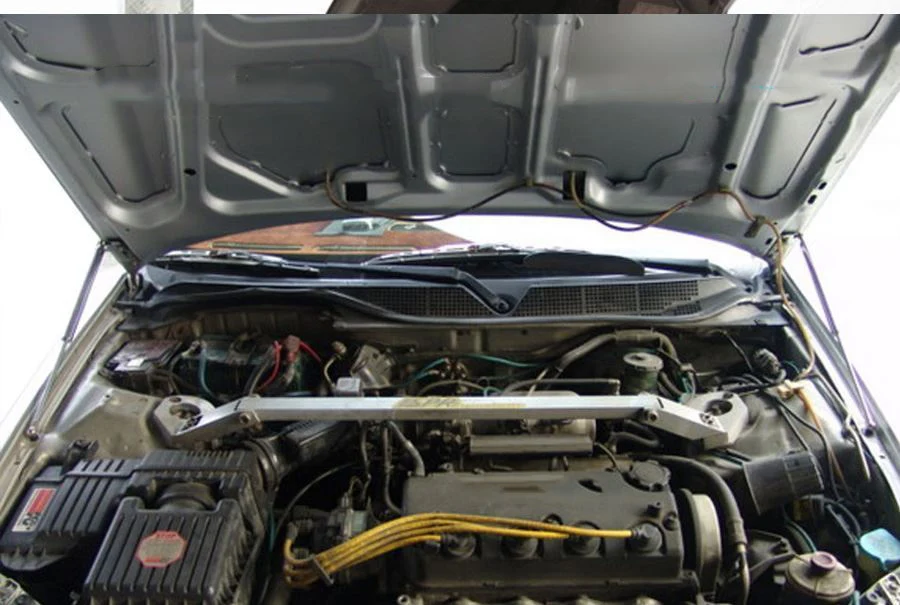 리프트 서포트 스트럿츠 1997-2001 Honda Prelude BB5 BB6 BB7 BB8 BB9 프론트 보닛 후드 수정 가스 스프링 탄소 섬유 막대 충격