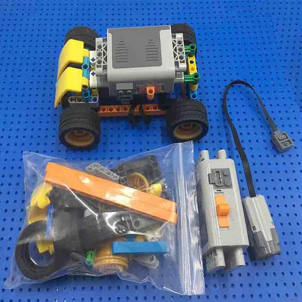 68pcs 5M-E fai da te Robot Car Set Battery Box M-Motor compatibile con legoeds Blocks mattoni per funzioni di alimentazione parti MOC 8881 8883