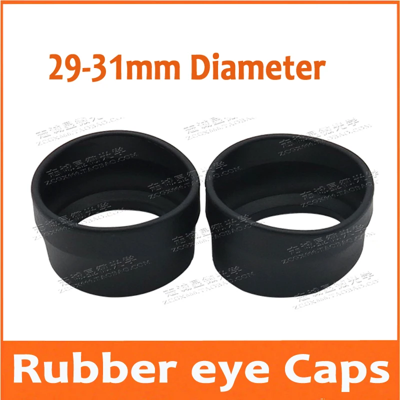 33-39mm Diameter Biological Stereo Microscope Telescope Monocular Binoculars Eyepiece Lens Use Rubber Eye Guards Eye Shield Caps