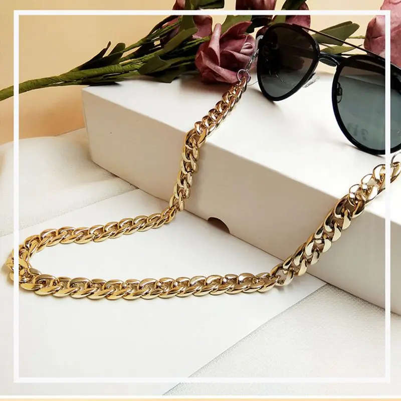 1500pcs Gold Acrylic Buckle Beads DIY Glasses Chains Mask Earrings Bracelets Necklace Loops Strap Connectors Accessories N440