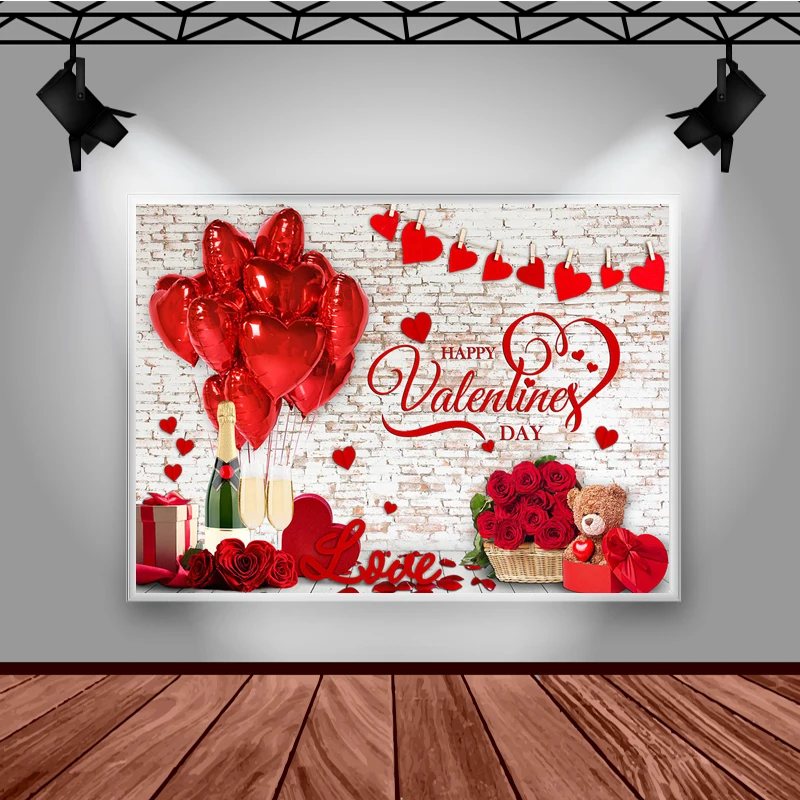 Mocsicka – arrière-plan pour photographie de la saint-valentin, décor pour anniversaire, fête de Couple, 14 février