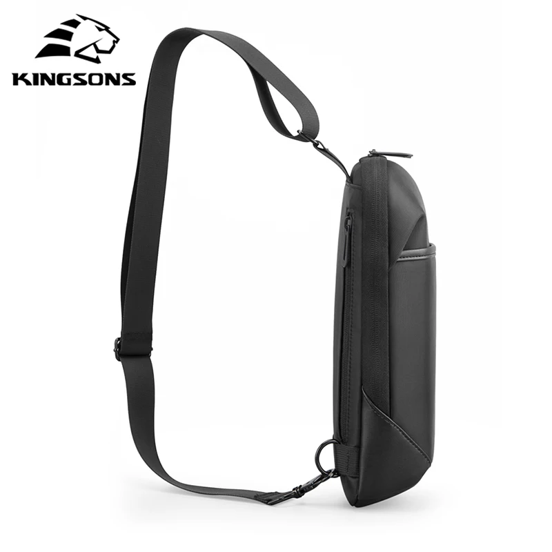 Kingsons-Bolso de hombro antirrobo para hombre, bandolera impermeable, para viaje corto, para ir al trabajo, para caminar en la ciudad