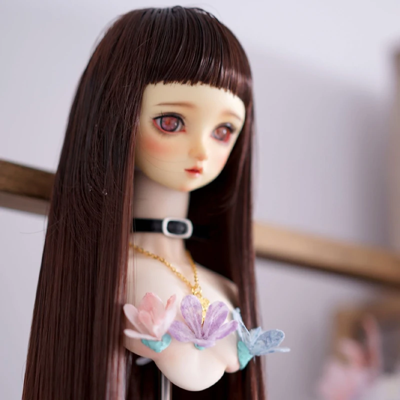 1/3 1/4 1/6 1/8 Long Wig Hair High Temperature Wire BJD BJD Doll Many Colors