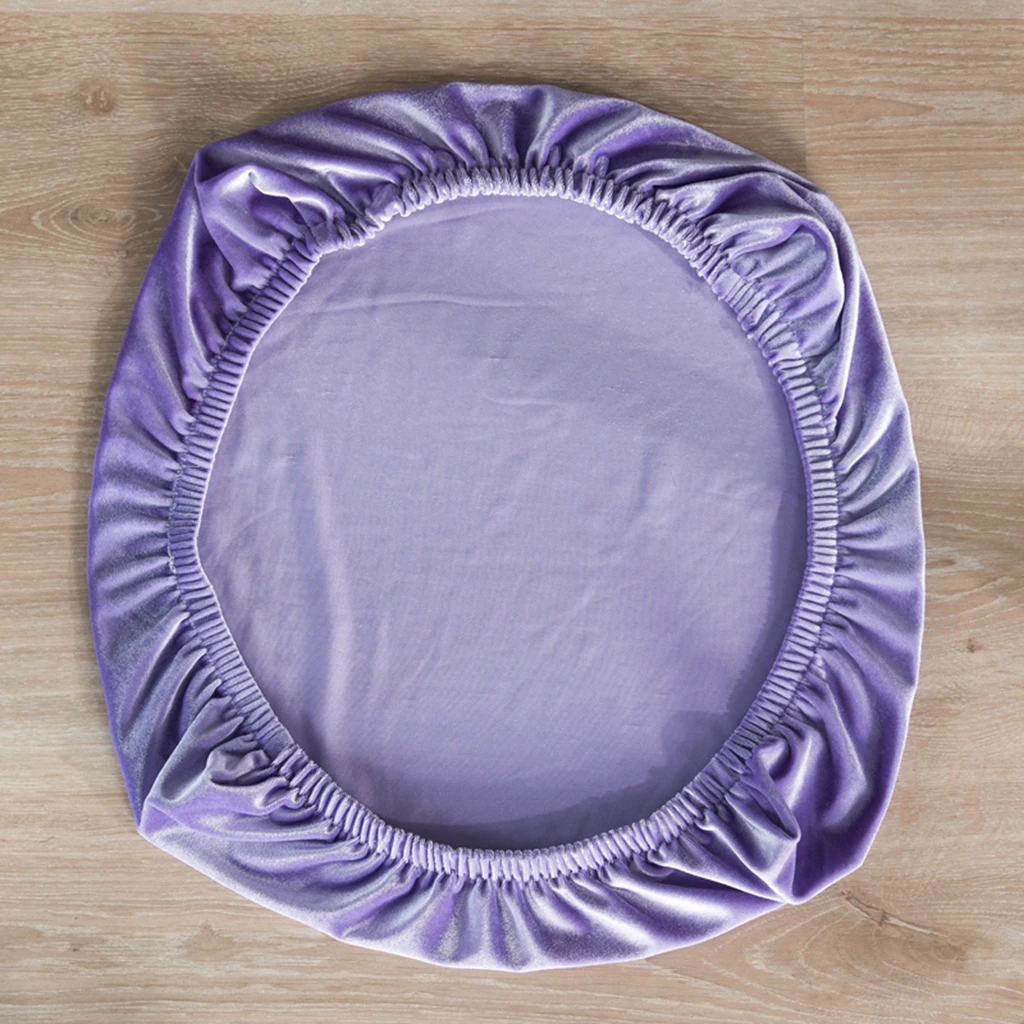 Stretch Non-Slip Velvet Kitchen Dining Seat Protector Slipcover Chair Cover for Wedding Banquet Seat Hotel Chair Bar Stool Party