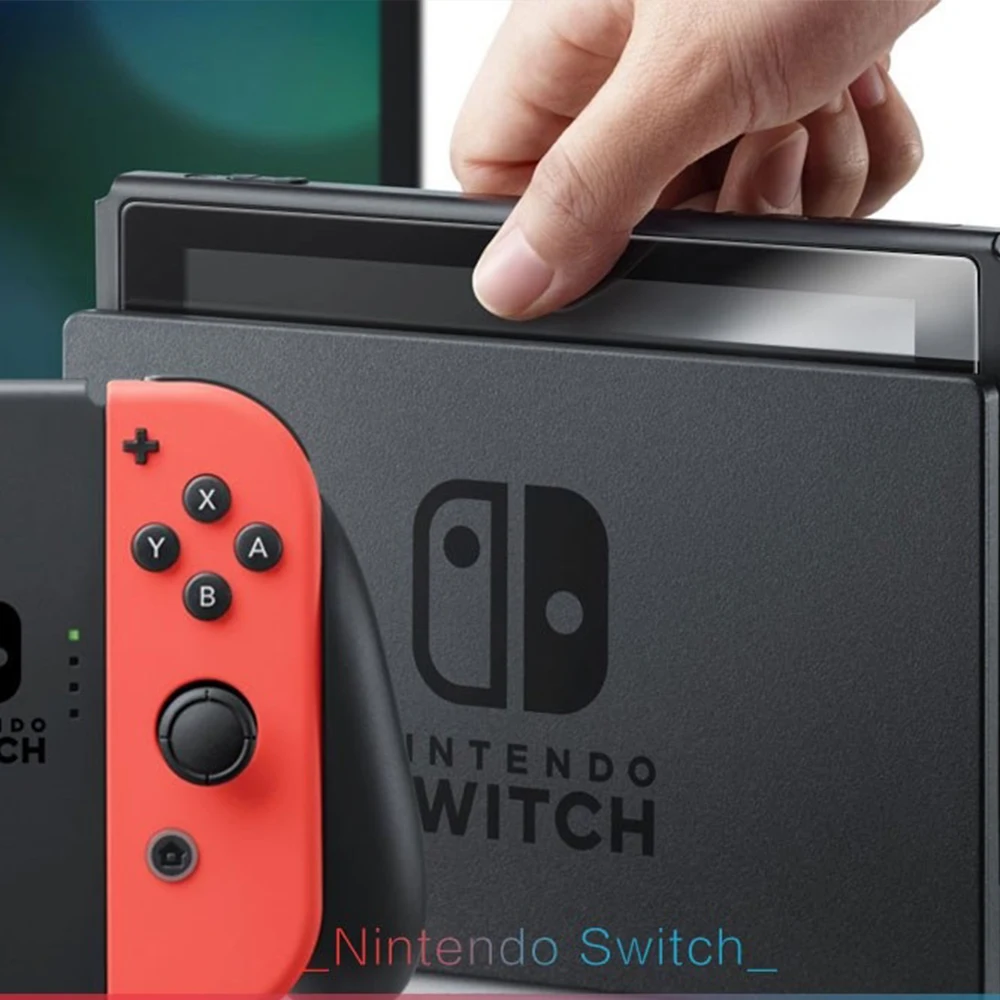 Para nintendo switch pacote de alta qualidade de vidro de claridade de cristal ultra-claro para nintend switch protetor de tela de vidro temperado