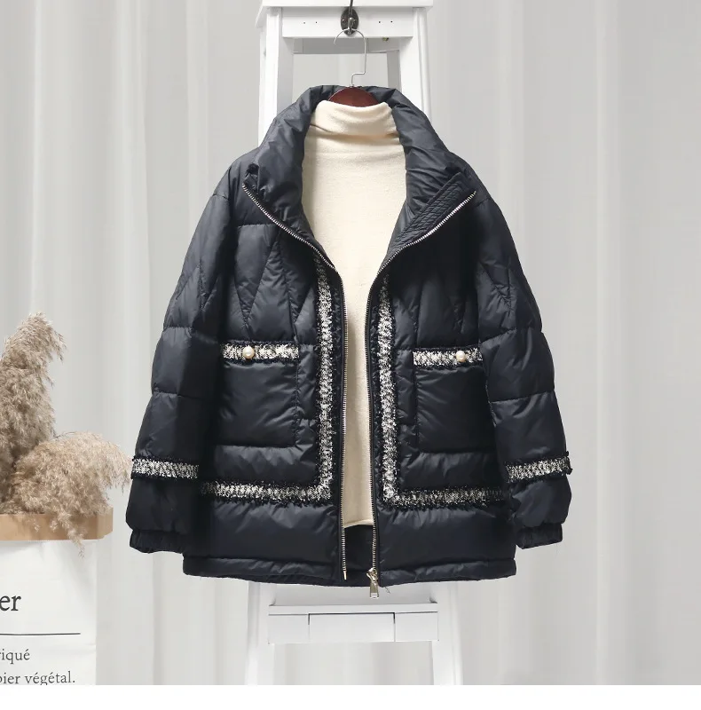 Women Vintage Style Thick Fake Jacket White coatton coat Short Winter Warm Coats Female Outwear