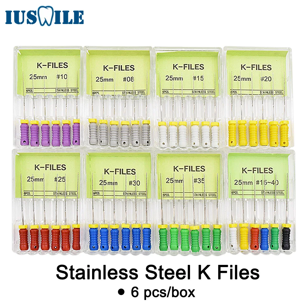 

10 Boxes High Quality Stainless Steel K Files Dental Endo Files Hand Use