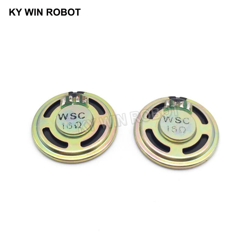 2pcs/lot New Ultra-thin speaker 16 ohms 0.5 watt 0.5W 16R speaker Diameter 30MM 3CM thickness 5MM