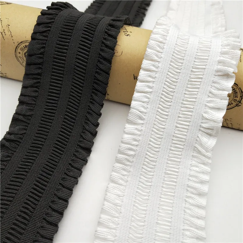 Elastic Bands 50MM Elastic Ribbon Clothing Bags Trousers Elastic Rubber 5CM DIY Sewing Accessories White Black Rubber Band