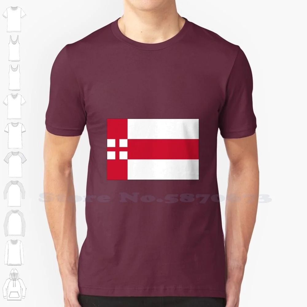 Flag Of Amersfoort , Netherlands 100% Cotton T-Shirt