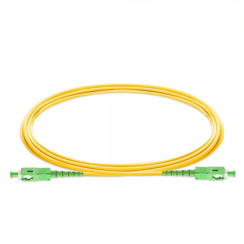 

50PCS SC APC to SC APC Simplex 3.0mm PVC Single Mode Fiber Patch Cable Fibra Optica Jumper 1M 2M 3M