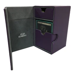 AEGIS GUARDIAN 100+ TCG Deck Box Card Case Collector For Mtg Yugioh Collection: Purple Color