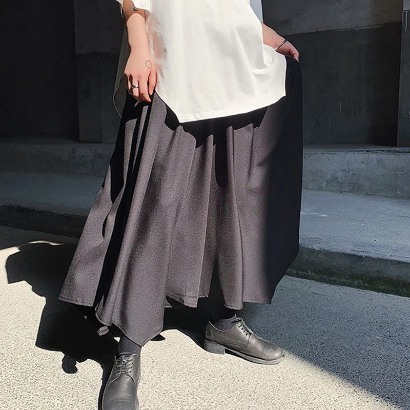 Pantalones de pierna ancha para hombre primavera y otoño nuevo esclavo masculino minimalista Neutral con la misma moda pantalones súper sueltos de talla grande