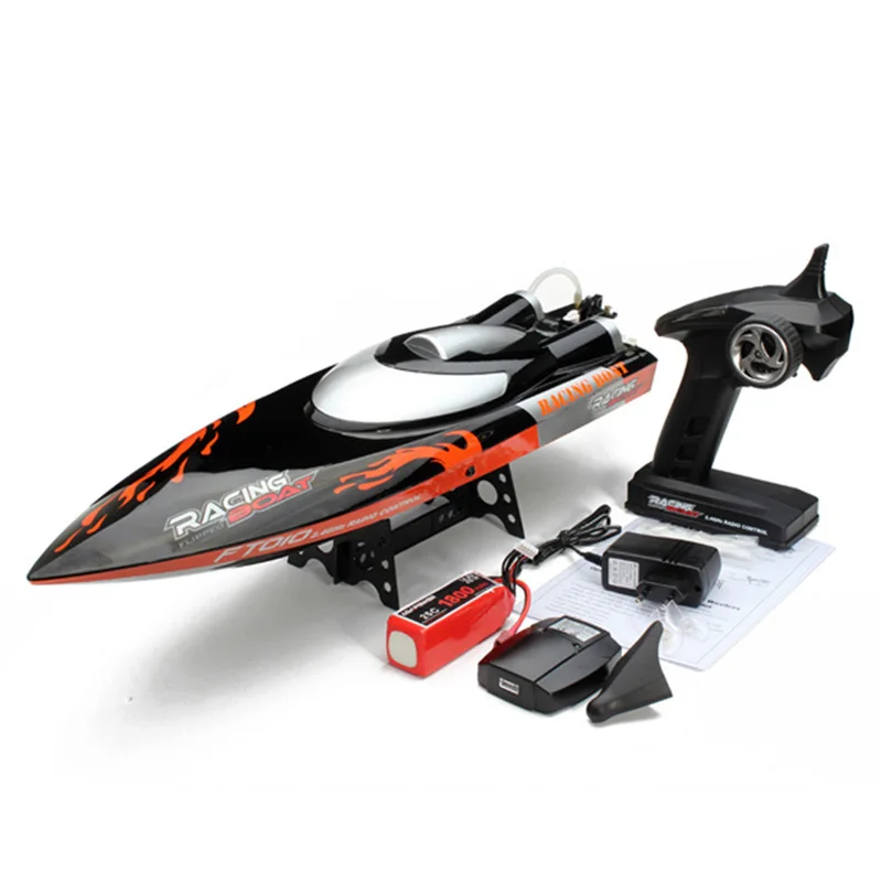 Brushless Speed Boat High Speed Remote Control Boat Adult RC Athletics Children\'s Toy Model Speedboat 2.4G Remote Control Bat