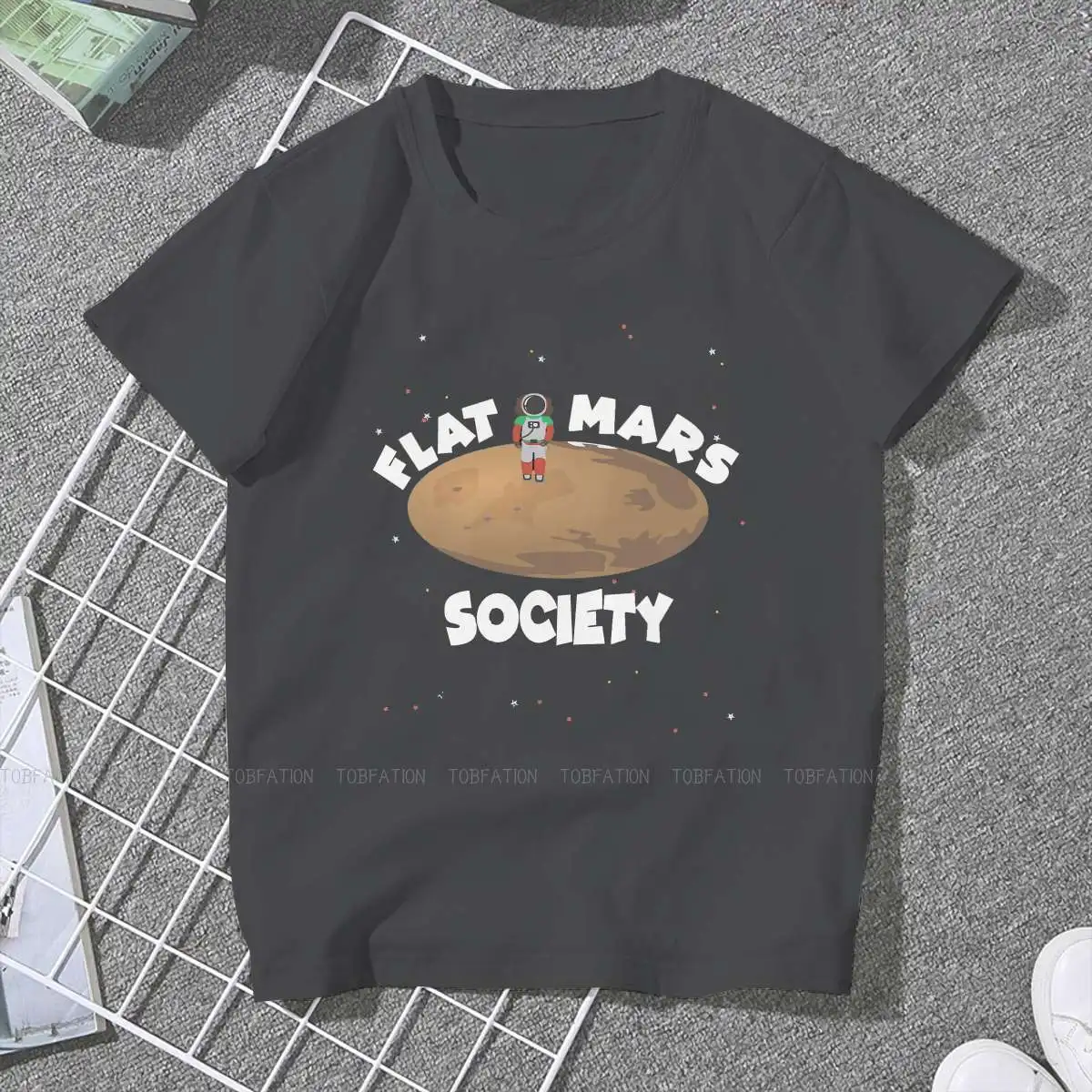 Flat Society Classic Female Shirts Mars 2020 Space Explorers Loose Vintage Women Clothing Harajuku Casual Feminine Blusas