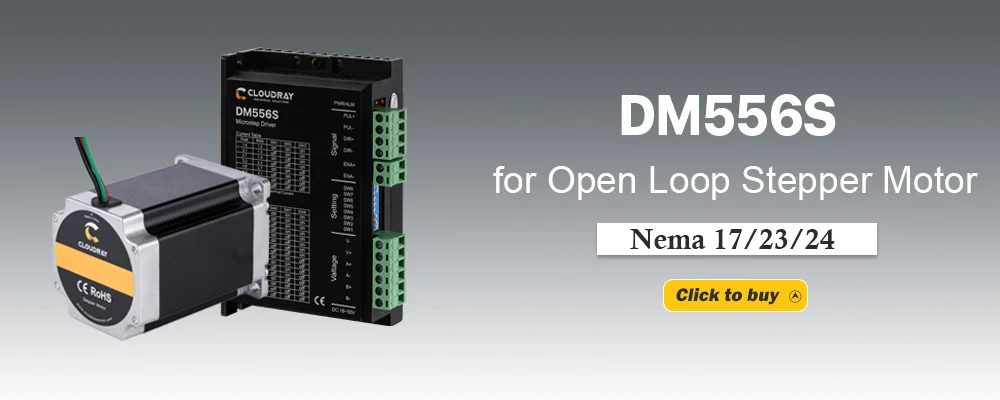 Cloudray Nema 23, digitaler Schrittmotortreiber mit geschlossenem Regelkreis, Schrittmotortreiber für Nema-Schrittmotor, 3D-Drucker-Schneimaschine 13 Cloudray Nema 23, digitaler Schrittmotortreiber mit geschlossenem Regelkreis, Schrittmotortreiber für Nema-Schrittmotor, 3D-Drucker-Schneimaschine 13