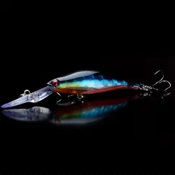 1 sztuk laserowa błystka sztuczna twarda przynęta Crankbait 9.5cm 7g tonący Wobblers Peche Bass Pike Carp Fishing Tackle