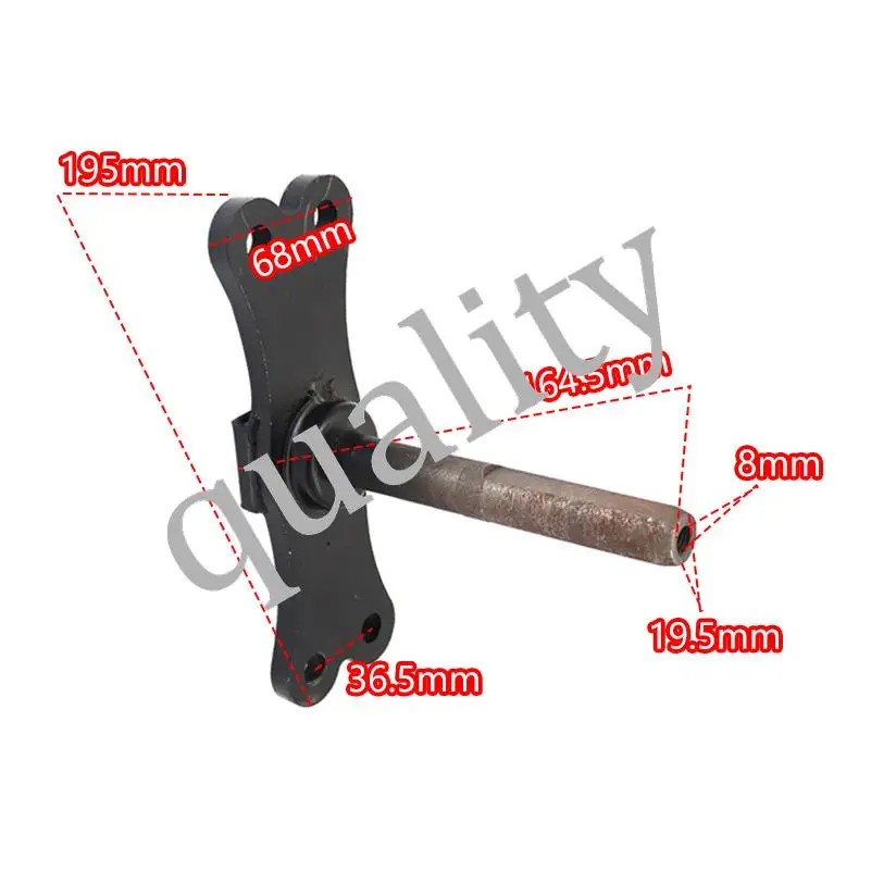 10 Inch Electric Scooter Front Fork Connecting Double drive Hydraulic Shock Absorber Cannula   Replacement Parts