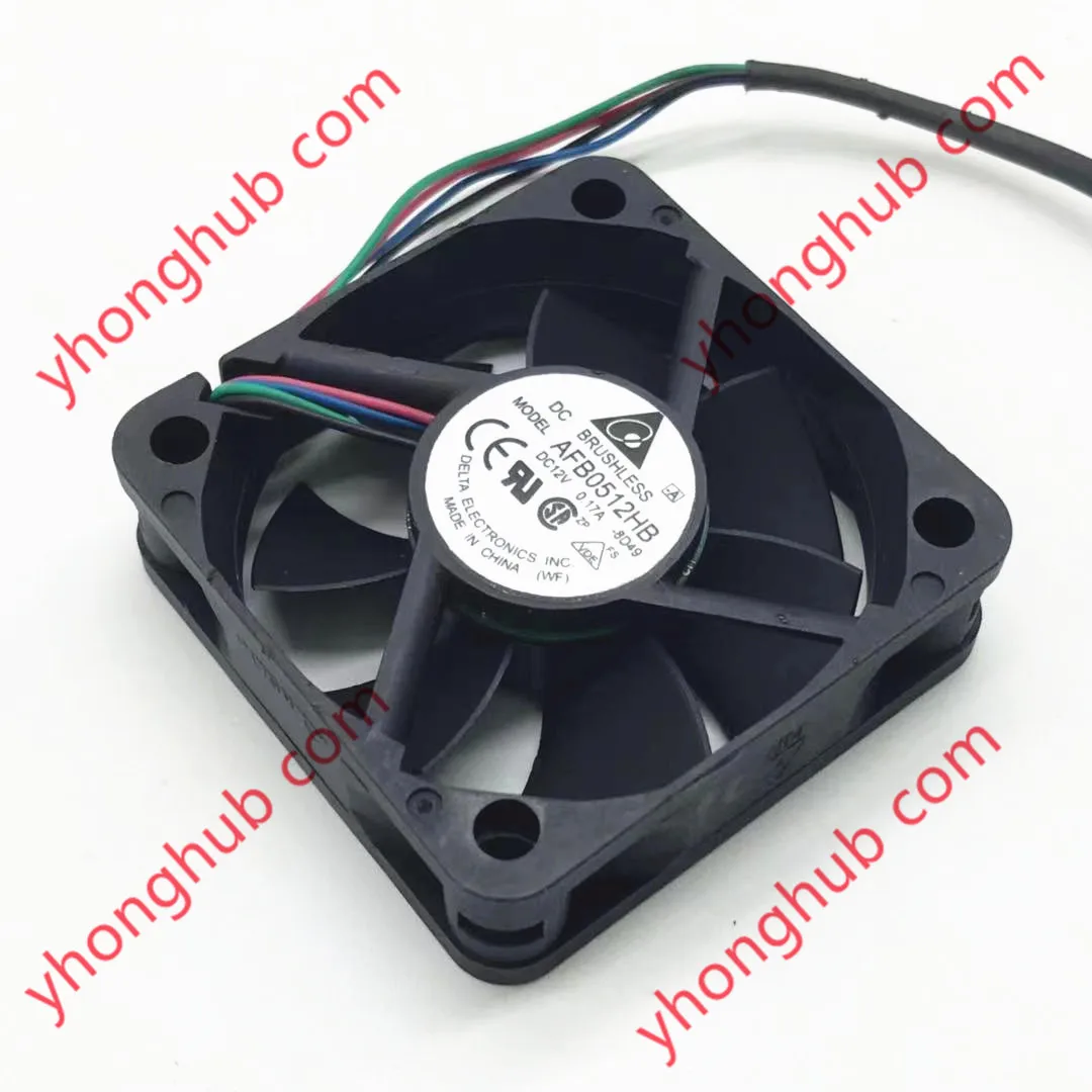 

Delta Electronics AFB0512HB 8D49 DC 12V 0.17A 50x50x15mm 4-Wire Server Cooling Fan