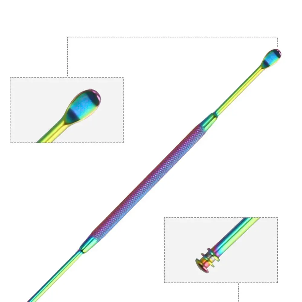 Herramienta multifunción de acero inoxidable para el cuidado de los oídos, recogedor de cera para los oídos, cuchara para la oreja, cureta