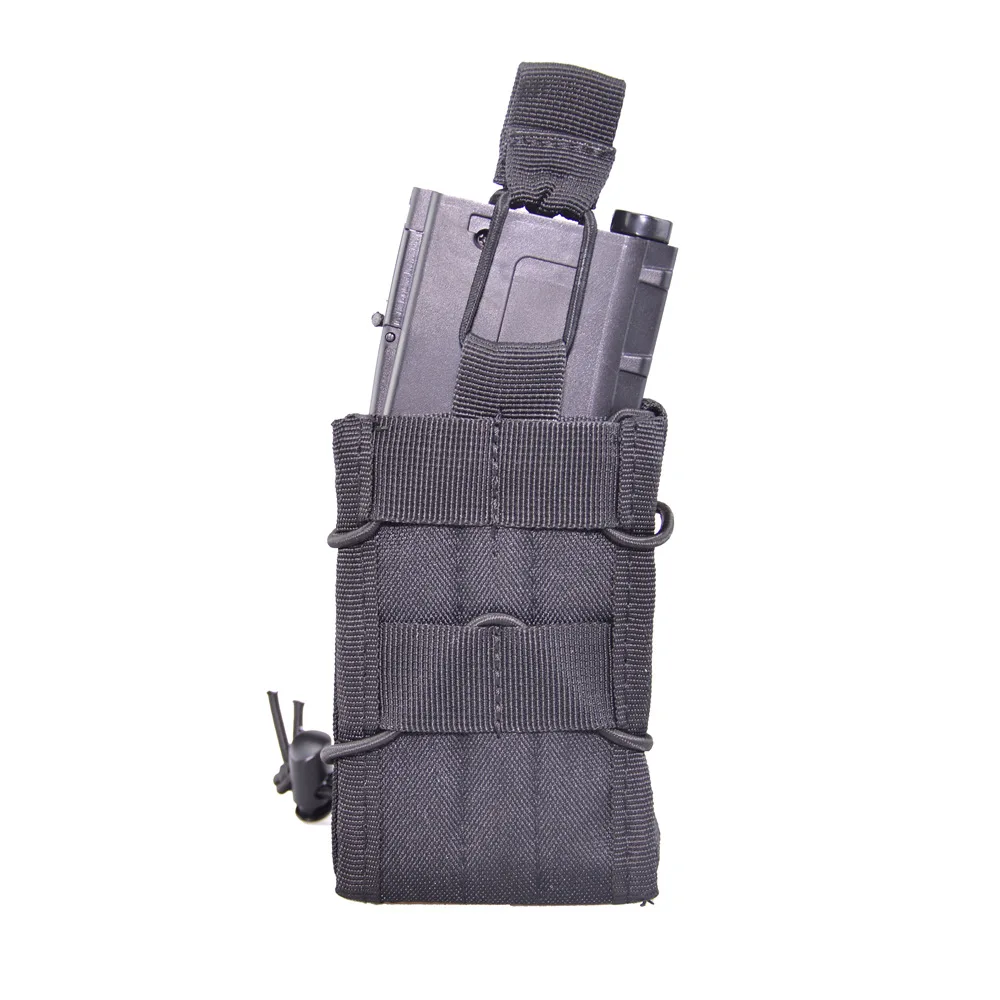 Molle M4 Single Magazine Pouch Tactical Rifle Mag Holster Hunting Waist Bag EDC Airsoft Pistol M14 AK Mag Holder Vest Pouches