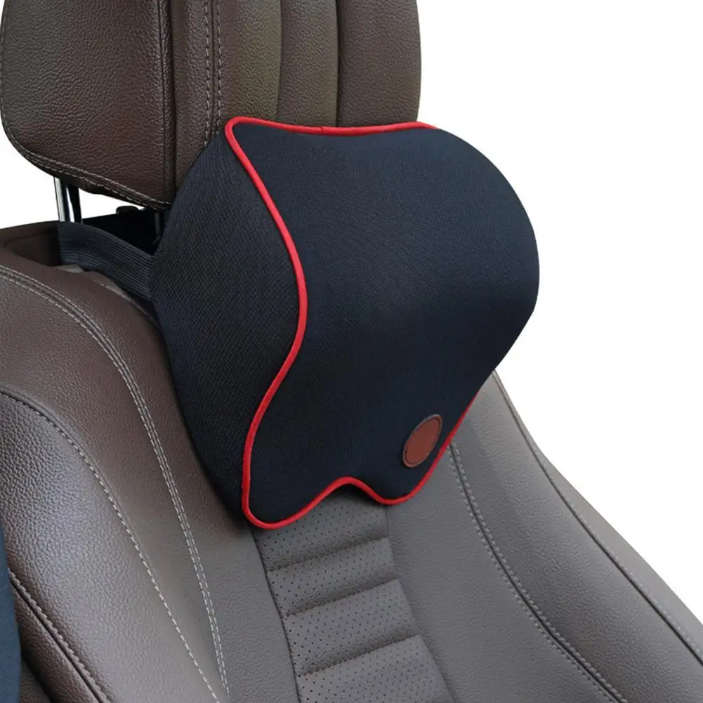 Car Neck Headrest Pillow Car Accessories Cushion Auto Seat Head Support Neck Protector Automobiles Seat Neck Rest Memory Cotton