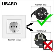 16A Tempered Glass Wall Socket with USB #2