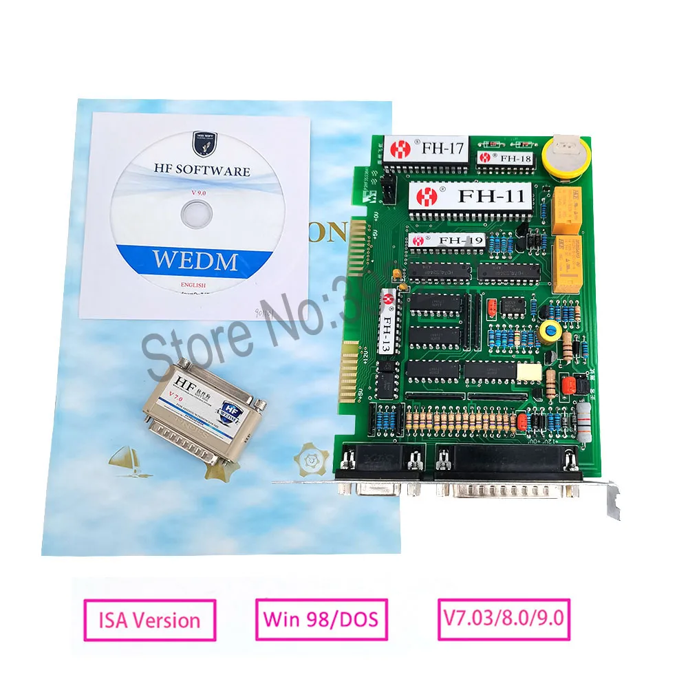 WEDM HF Card ISA Wire Cut Program and Control System V7.03 V8 for CNC EDM Wire Cutting Machine