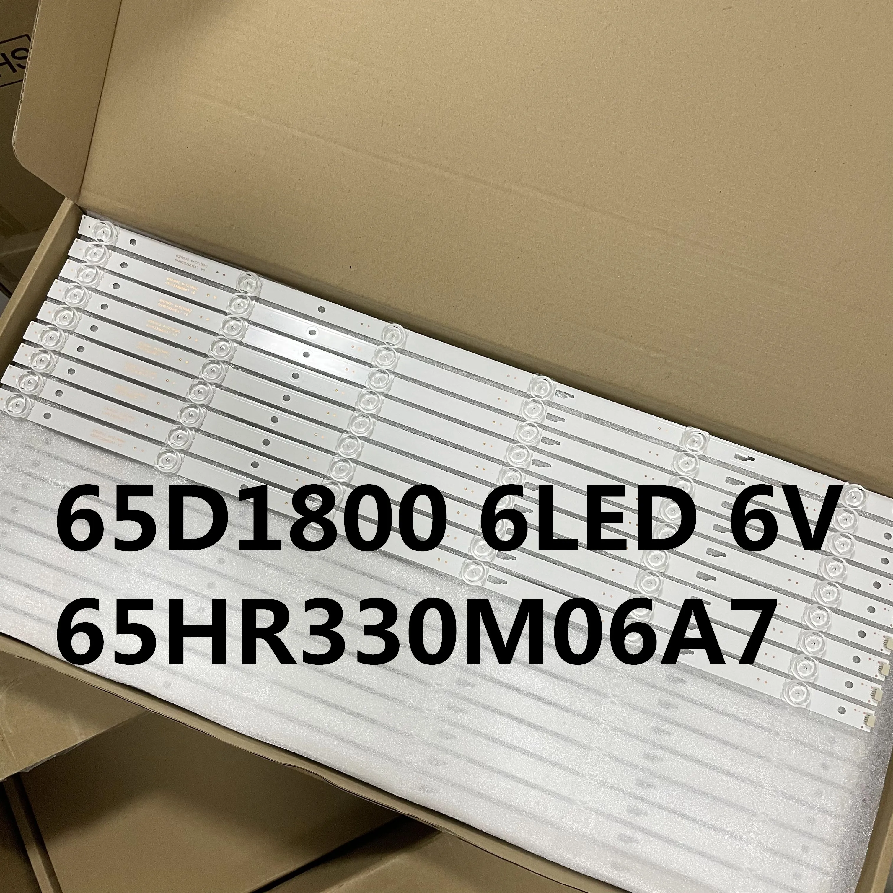 30-60PCS/LOT Backlight strip 65D1800 6LED 6V TCL65D06-ZC23AG-04 05 65HR330M06A7 V0 4C-LB650T-ZC1 ZC2 HRB  65R80  TV-65UHD4K