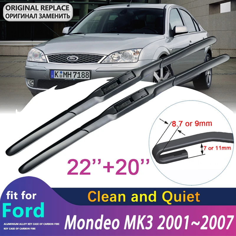 for Ford Mondeo MK3 2001~2007 2004 2005 2006 Front Windscreen Windshield Wipers Car Wiper Blade Car Accessories