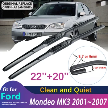 앞 유리 와이퍼 자동차 와이퍼 블레이드, 포드 몬데오 MK3 2001 ~ 2007 2004 2005 2006 